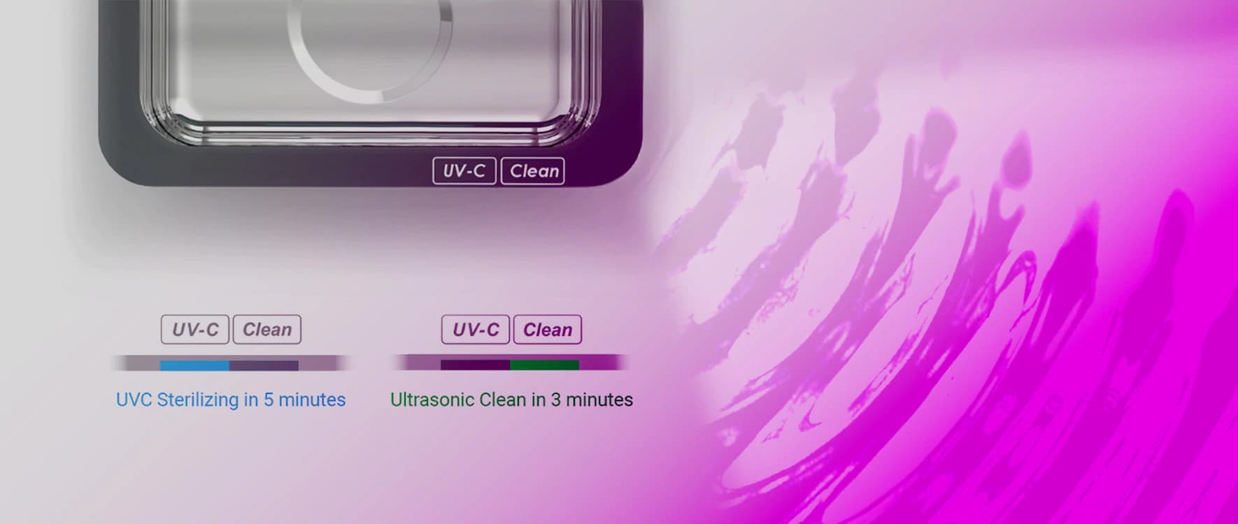 UV POD KF240 Professional UV-C Ultrasonic Cleaner